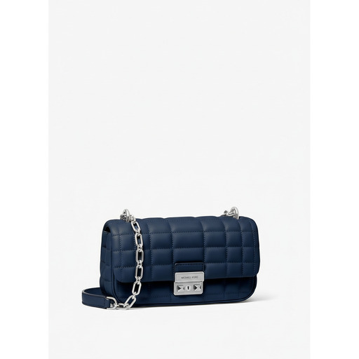 Michael Kors Çantë Quilted Chain Shoulder Bag Navy