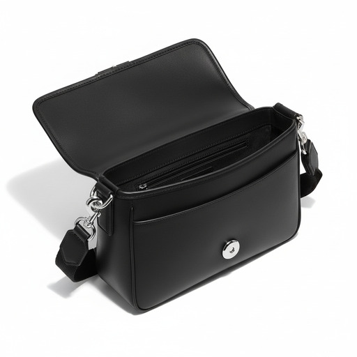 Michael Kors Black Leather Shoulder Bag
