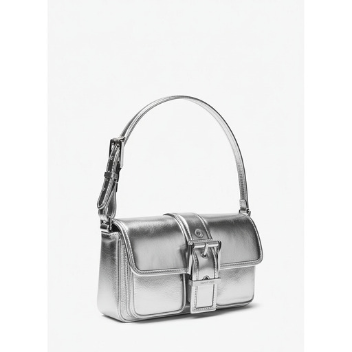 Michael Kors Metallic Silver Shoulder Bag