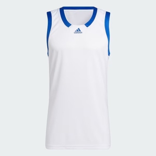 Adidas Icon Squad Sleeveless Tank White Royal