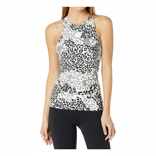 Adidas Këmishë Truepur Leopard Print Tank Top White Black