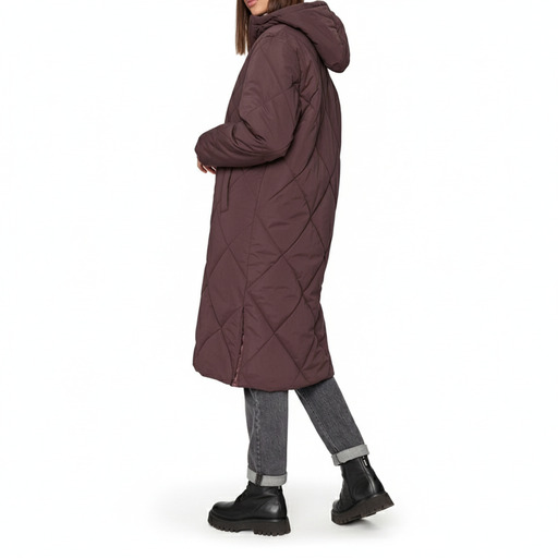 Wrangler Dahlia Long Quilted Puffer Coat