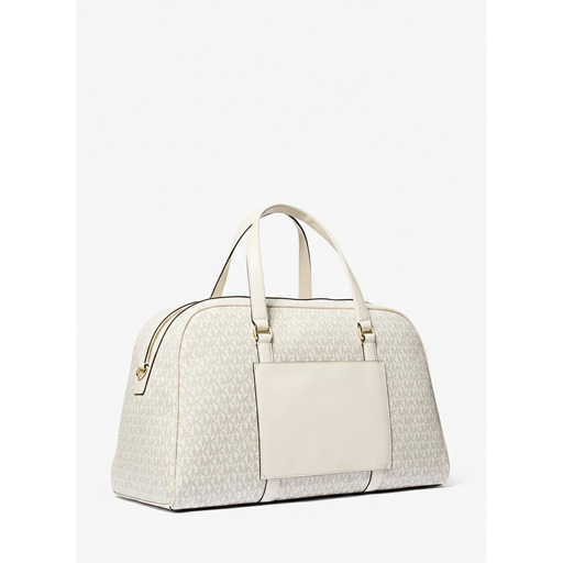 Michael Kors Signature Dome Satchel Vanilla