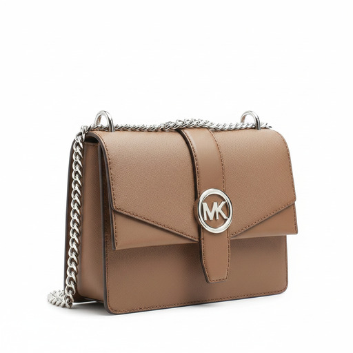 Michael Kors Brown Leather Crossbody Bag