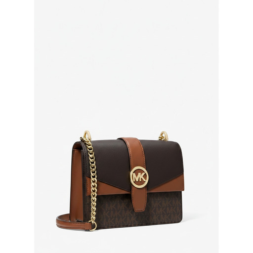 Michael Kors Çantë Greenwich Crossbody Bag Brown Multi