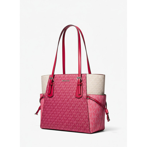 Michael Kors Çantë Voyager Signature Tote Red