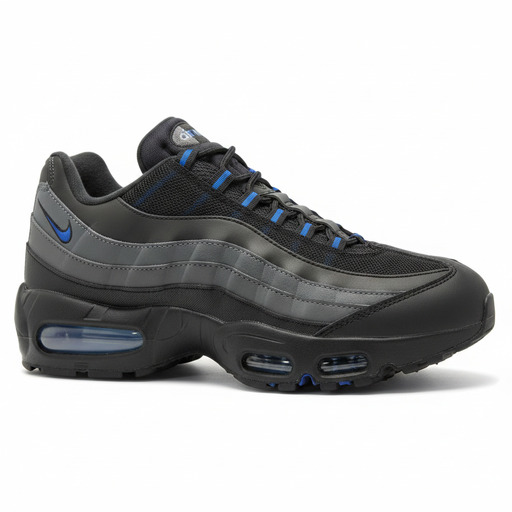 Nike Air Max 95 Big Bubble Black Game Royal