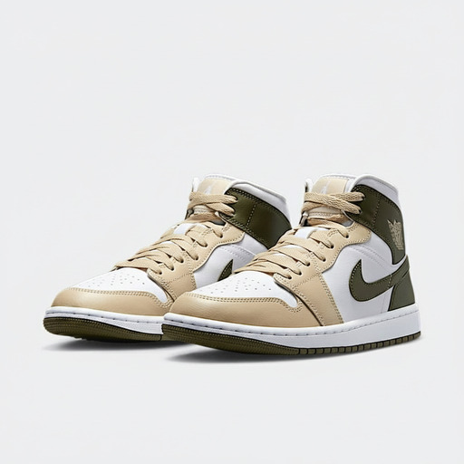 Jordan 1 Mid Military Drab