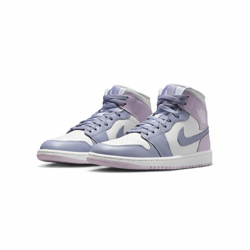 Jordan 1 Mid Indigo Haze Doll White