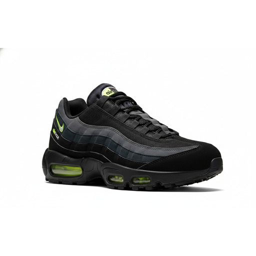 Nike Air Max 95 Retro Logo Black Grey Volt