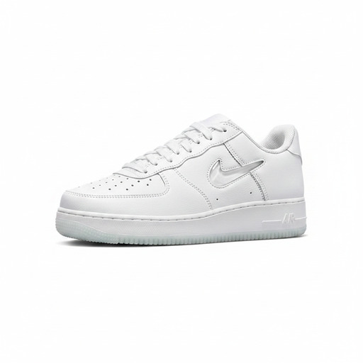 Nike Air Force 1 Low '07 Retro Color of the Month Jewel Swoosh Triple White