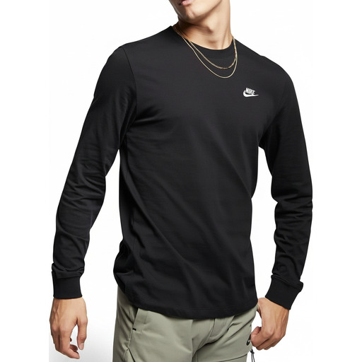 Nike Classic Long Sleeve T-Shirt Black
