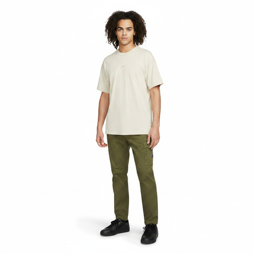 Nike Oversized Cotton T-Shirt Light Beige