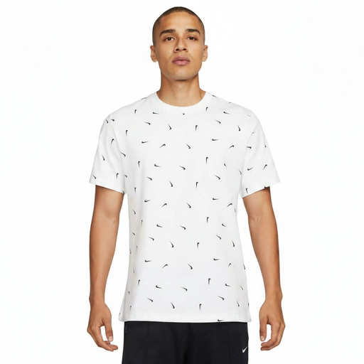 Nike Mini Swoosh Print T-Shirt White