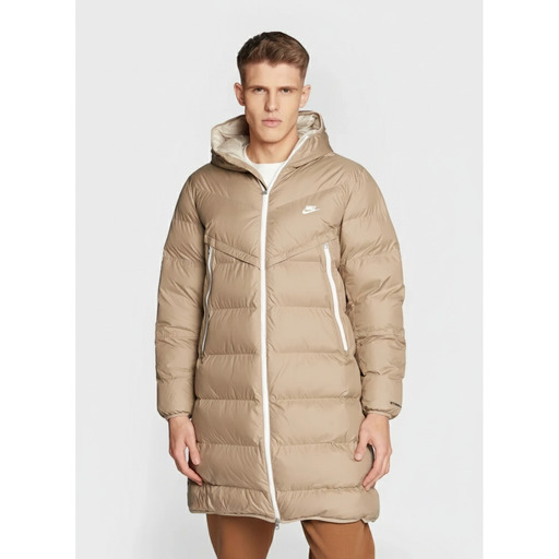 Nike Windrunner Down Puffer Coat Beige