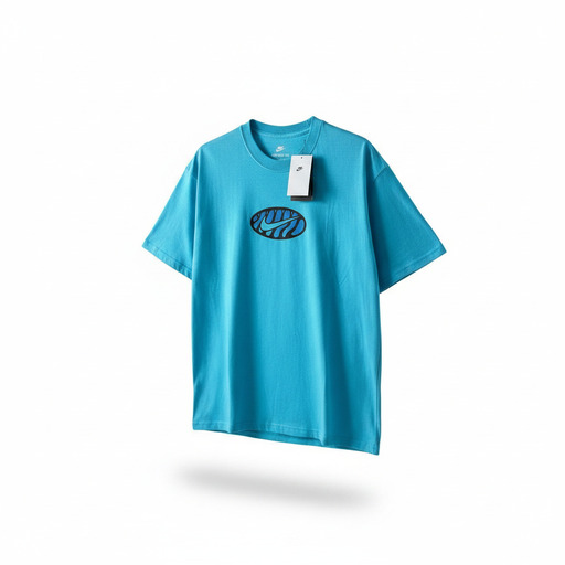 Nike Oval Logo T-Shirt Turquoise Blue