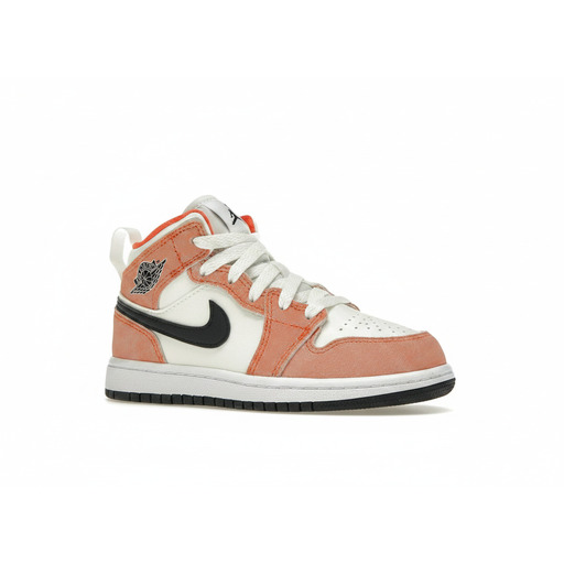 Jordan 1 Mid SE Orange Suede (PS)