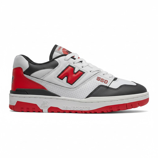 New Balance 550 White Red Black