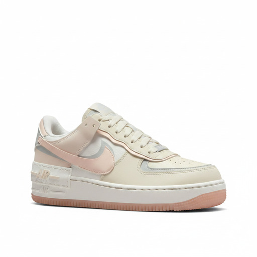 Nike Air Force 1 Low Shadow Coconut Milk Crimson Tint