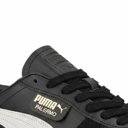 Puma Palermo Leather Black Feather Grey Gum