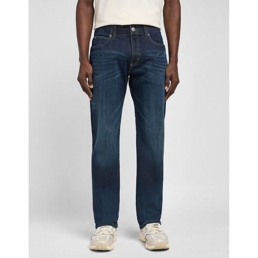 Lee Straight Fit Denim Jeans Dark Blue