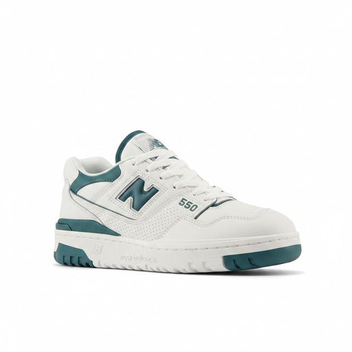 New Balance 550 Basketball Sneakers White Teal