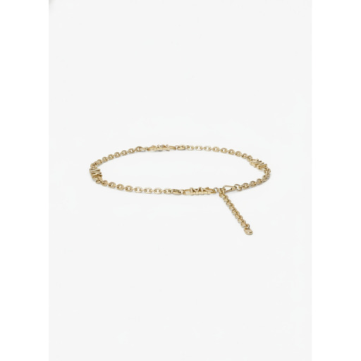 Michael Kors Rrip Gold Chain Belt