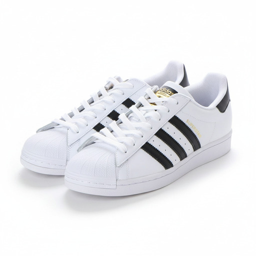 Adidas Superstar White Black Stripe Sneakers