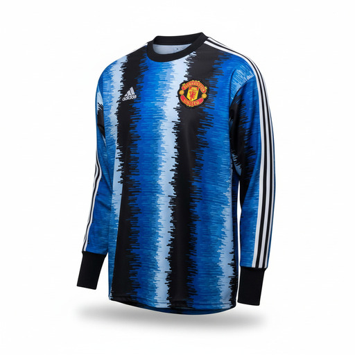 Adidas Blue Digital Print Football Jersey