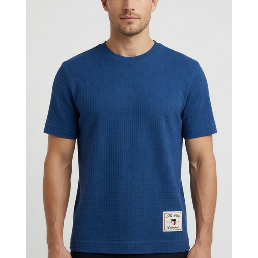 GANT Washed Waffle Ss - Camiseta
