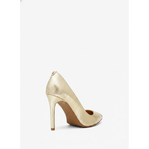 Michael Kors Alina Pointed Toe Pumps Pale Gold