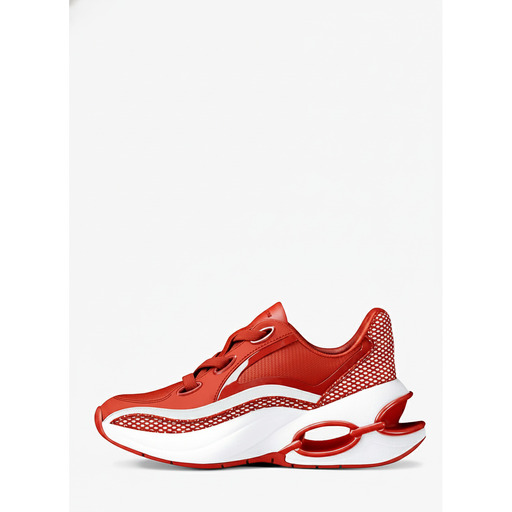 Michael Kors Toni Crimson Red Chunky Sneaker