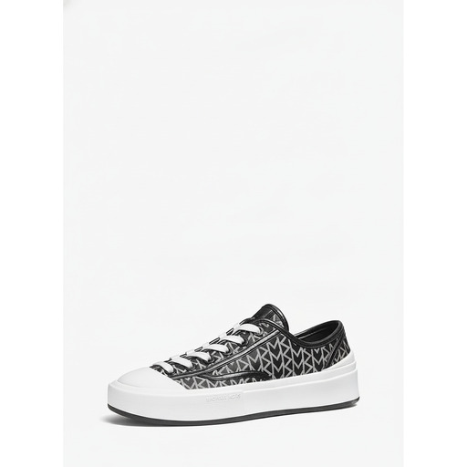 Michael Kors Jude MK Logo Print Low-Top Sneaker Black