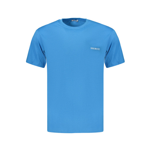 BIKKEMBERGS T-SHIRT MANICHE CORTE UOMO AZZURRO