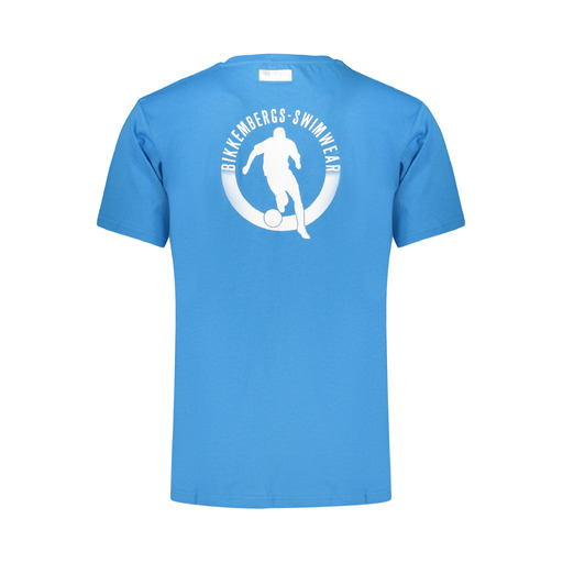 BIKKEMBERGS T-SHIRT MANICHE CORTE UOMO AZZURRO