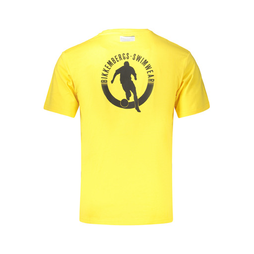 BIKKEMBERGS T-SHIRT MANICHE CORTE UOMO GIALLO