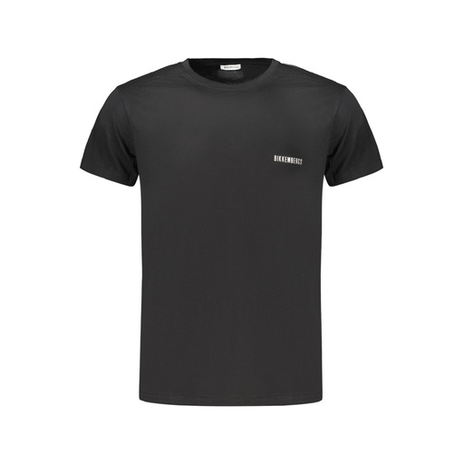 BIKKEMBERGS T-SHIRT MANICHE CORTE UOMO NERO