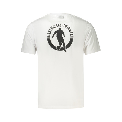 BIKKEMBERGS T-SHIRT MANICHE CORTE UOMO BIANCO