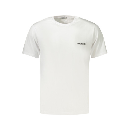 BIKKEMBERGS T-SHIRT MANICHE CORTE UOMO BIANCO