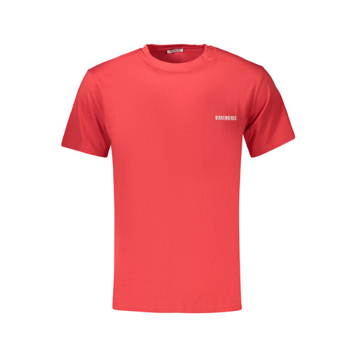 BIKKEMBERGS T-SHIRT MANICHE CORTE UOMO ROSSO