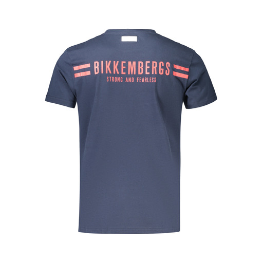 BIKKEMBERGS T-SHIRT MANICHE CORTE UOMO BLU