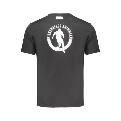 BIKKEMBERGS T-SHIRT MANICHE CORTE UOMO NERO