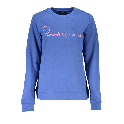 CAVALLI CLASS FELPA SENZA ZIP DONNA BLU