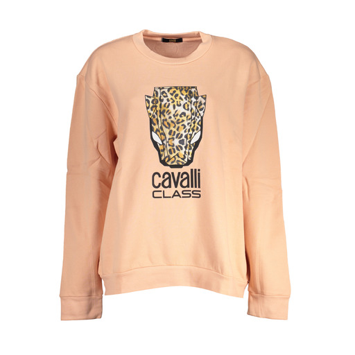 CAVALLI CLASS FELPA SENZA ZIP DONNA ROSA