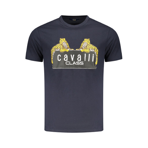 CAVALLI CLASS T-SHIRT MANICHE CORTE UOMO BLU