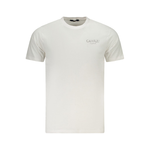 CAVALLI CLASS T-SHIRT MANICHE CORTE UOMO BIANCO