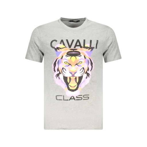CAVALLI CLASS T-SHIRT MANICHE CORTE UOMO GRIGIO