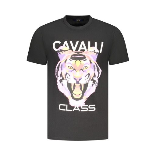 CAVALLI CLASS T-SHIRT MANICHE CORTE UOMO NERO