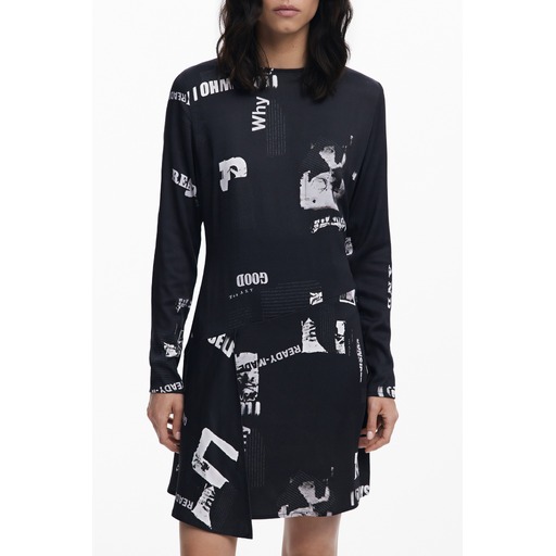DESIGUAL ABITO CORTO DONNA NERO