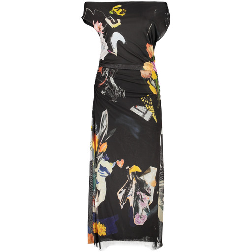 DESIGUAL ABITO LUNGO DONNA NERO